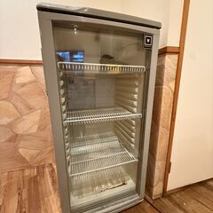 再投稿★業務用冷凍庫ホシザキHF-63PT　中古 371L /冷蔵ショーケースの画像