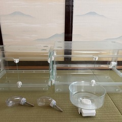 GEX グラスハーモニー 450N & 360 2個セット ハムスター・小動物用ケージの画像