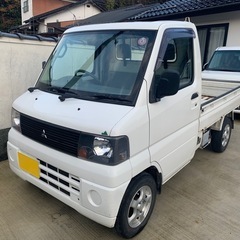 ★走行少ない！33,600キロ！三菱 ミニキャブT 4WD 社外アルミ 新車時保証書&取説完備★の画像