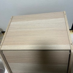 扉付き収納ボックス　カラーボックスの画像