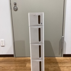 スリムストッカー【町田市再生家具】　1214の画像