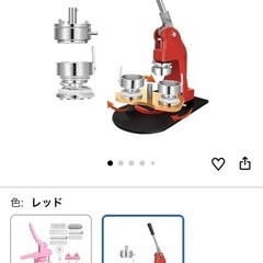 缶バッチマシーン＆カッター付きの画像