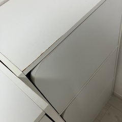 カラーボックス　ホワイトの画像