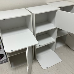 カラーボックス　ホワイトの画像