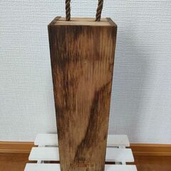 木製の持ち手付きワインボックス、Quinta Ervasのデザイン。　オンライン決済可の画像