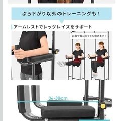 ぶら下がり健康器／懸垂スタンド／中古の画像