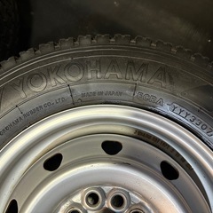 軽用12インチホイール4本冬タイヤ付きの画像