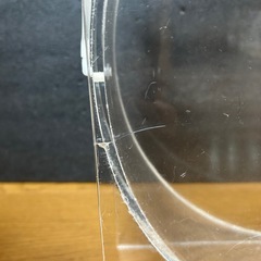 国産アクリル水槽 クラゲ水槽 ヒビあり 約35cmの画像