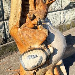 縁起物の象徴=たぬき の置物　の画像