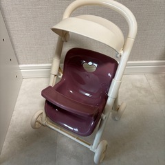 3coins お人形お世話ごっこベビーカーの画像