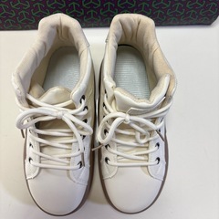 厚底スニーカー　白の画像