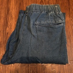 GUワイドパンツウエスト紐付きの画像