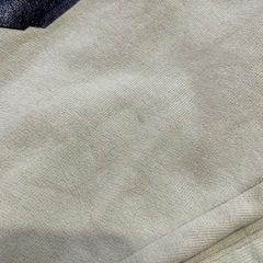 チャンピオン× オフホワイトオリーブグリーン パーカー フード付きの画像