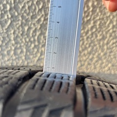 SUBARUレヴォーグ(VM系)純正ホイール17インチ 7J＋55  スタッドレスタイヤ215/50 17R製造18年36週
の画像