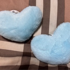 ブルーハートのキーチェーン2個の画像