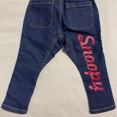 スヌーピーデニム　80cmの画像