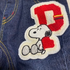スヌーピーデニム　80cmの画像