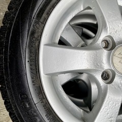 13インチ　タイヤ、アルミ4本セットの画像