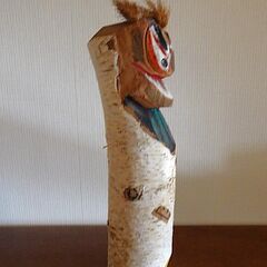 162 白樺の魔除け（民芸品）の画像