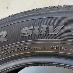 【美品】デリカD5純正タイヤ 4本セット  YOKOHAMA GEOLANDER SUV G055 ほぼ新品に近い状態 2025年製造 走行距離約400kmのみの画像