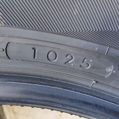 【美品】デリカD5純正タイヤ 4本セット  YOKOHAMA GEOLANDER SUV G055 ほぼ新品に近い状態 2025年製造 走行距離約400kmのみの画像