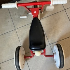 値下げしました！無印良品　三輪車、舵取り棒付きの画像