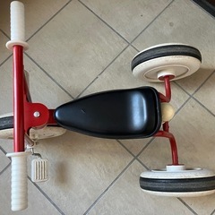 値下げしました！無印良品　三輪車、舵取り棒付きの画像