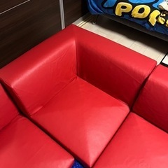 お譲りします。本日取りに来てくれる方優先。新品同様 ローソファ 3点セット 2組の画像