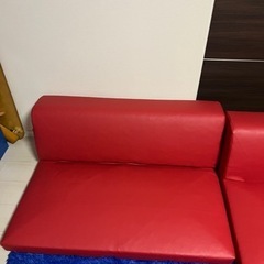 お譲りします。本日取りに来てくれる方優先。新品同様 ローソファ 3点セット 2組の画像