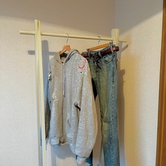木製ハンガーラック の画像