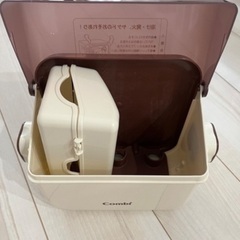 Combi 除菌じょーず　3WAY哺乳瓶消毒ケース　アカチャンホンポ　ミルクポンWおまけ付き コンビの画像