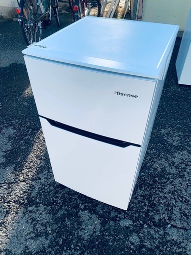 ♦Hisense 2ドア冷凍冷蔵庫【2019年製】HR-B95A