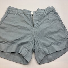 Blumarine ブルマリン イタリア製 コットン ショートパンツ ライトブルー IT40/D34 Bロゴ金具 カフ/折り返し レディースの画像