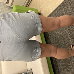 Blumarine ブルマリン イタリア製 コットン ショートパンツ ライトブルー IT40/D34 Bロゴ金具 カフ/折り返し レディースの画像