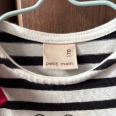 プティマイン　ミニー　チュール　ロンパース70cmの画像