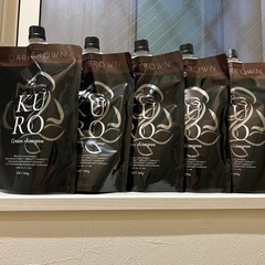 白髪染めシャンプー5本セット(未開封)の画像