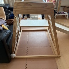 木製　ジャングルジムの画像