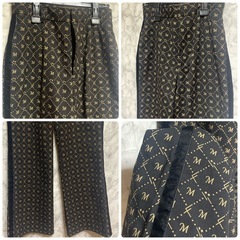 moussy モノグラムフレアパンツの画像