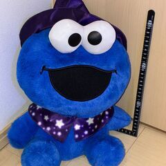 セサミストリート クッキーモンスター ウィザードコスチューム BIGぬいぐるみの画像