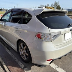 スバル　インプレッサ1.5i-Sリミテッド　GH2 パールホワイト　車検R8.9月まで　RS-R車高調 ローダウン車の画像