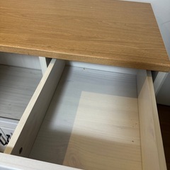 食器棚　レンジボード　キッチン収納　コンセント2口　炊飯器、トースターの画像