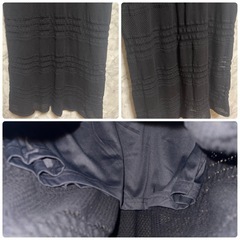 American horic 透かし編みニットスカートの画像