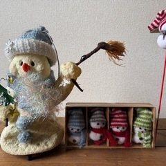 雪だるま クリスマスオブジェ（動作未確認）＋おまけ付き／現状渡しの画像