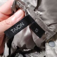 TAION ダウンベスト【美品】アイスグレー 初期物 No.1の画像