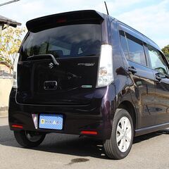 スズキ・ワゴンＲスティングレー・Ｘ・車検２年付・分割払い・ＳＤナビ・全席レザーシートカバー・地デジＴＶ・ＤＶＤ視聴・スマートキー・フォグランプ・ディスチャージヘッドライト・オートエアコン・オートライト・アルミホイール・横滑り防止機能・純正セキュリティ・ベンチシート・アイドリングストップ・プッシュスタート・修復歴無し・実走行車・ＥＴＣ　の画像