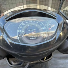 スズキ アドレス125 実働車 人気モデルの画像