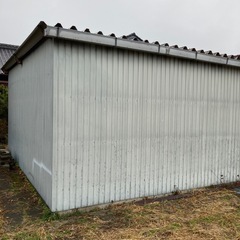 車二台　ガレージ折半屋根の画像