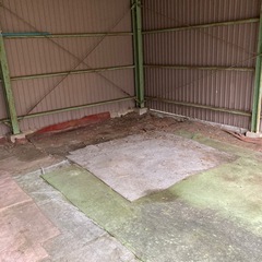 車二台　ガレージ折半屋根の画像