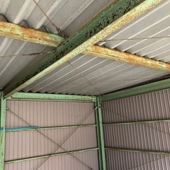 車二台　ガレージ折半屋根の画像