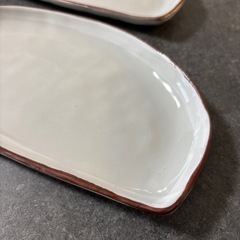 半月形 お皿 プレートの画像
